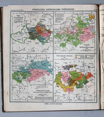Haack, Thüringer Schulatlas, 1926
36. Staatliche Entwicklung Thüringens