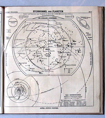 Haack, Thüringer Schulatlas, 1926
Sterrenkunde / Astronomy