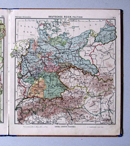 Haack, Thüringer Schulatlas, 1932
9. Deutsches Reich, politisch