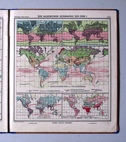 Haack, Thüringer Schulatlas, 1932
29. Zur allgemeinen Geographie der Erde I
