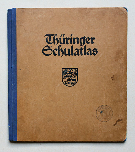 Haack, Thüringer Schulatlas, 1935
Voorkant band / Front cover