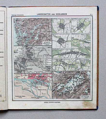 Haack, Thüringer Schulatlas, 1935
1. Landschaften und Siedlungen