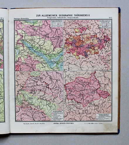 Haack, Thüringer Schulatlas, 1935
5. Zur allgemeinen Geographie Thüringens II