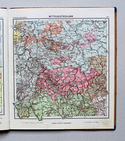 Haack, Thüringer Schulatlas, 1935
7. Mitteldeutschland