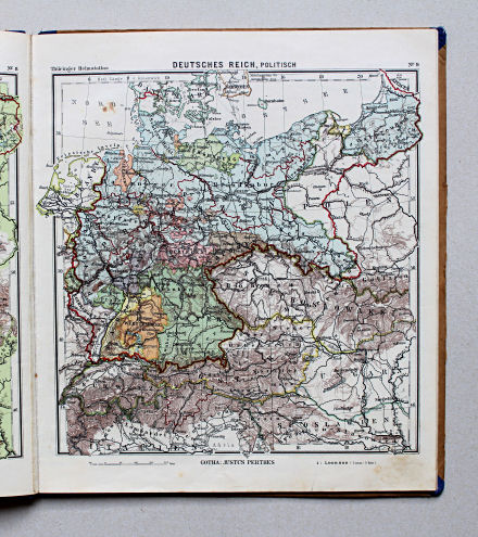 Haack, Thüringer Schulatlas, 1935
9. Deutsches Reich, politisch