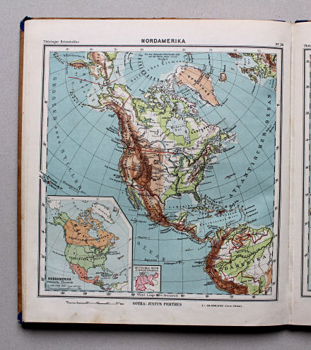 Haack, Thüringer Schulatlas, 1935
26. Nordamerika