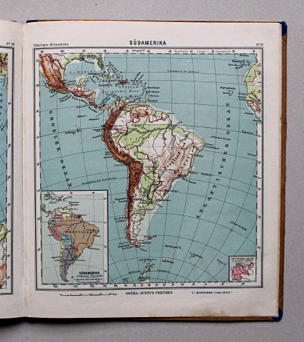 Haack, Thüringer Schulatlas, 1935
27. Südamerika