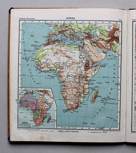 Haack, Thüringer Schulatlas, 1935
28. Afrika