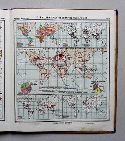 Haack, Thüringer Schulatlas, 1935
31. Zur allgemeinen Geographie der Erde III