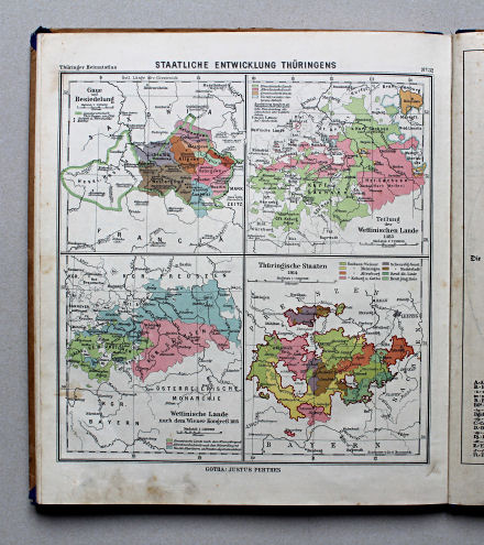 Haack, Thüringer Schulatlas, 1935
32. Staatliche Entwicklung Thüringens