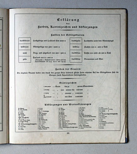 Haack, Thüringer Schulatlas, 1937
III. Erklärung