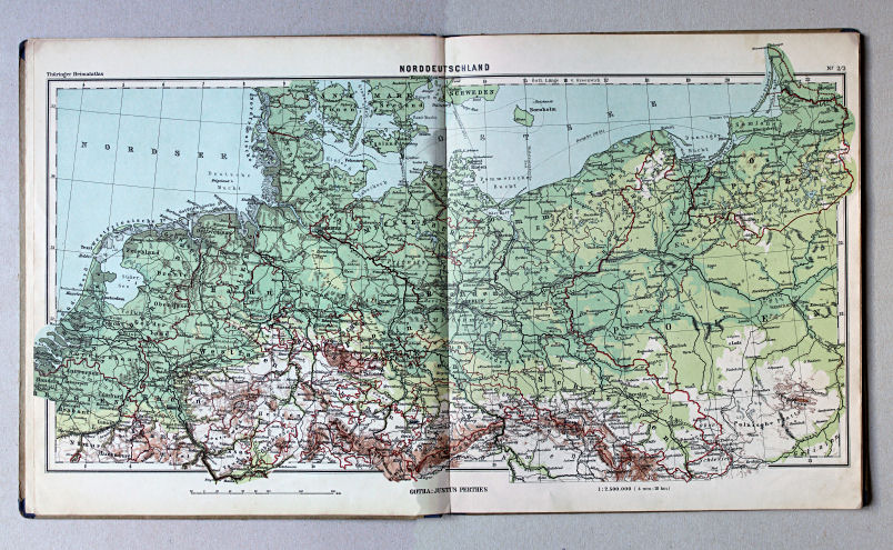 Haack, Thüringer Schulatlas, 1937
2/3. Norddeutschland