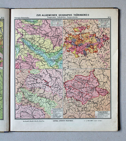 Haack, Thüringer Schulatlas, 1937
5. Zur allgemeinen Geographie Thüringens II