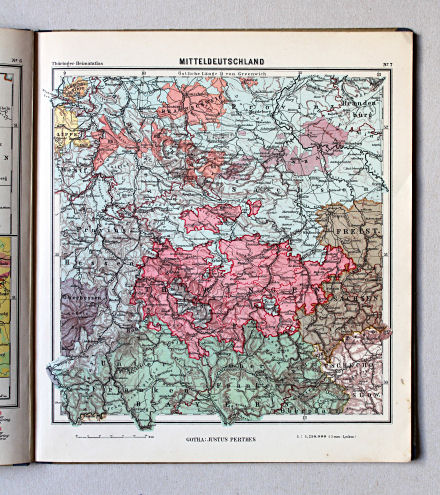 Haack, Thüringer Schulatlas, 1937
7. Mitteldeutschland