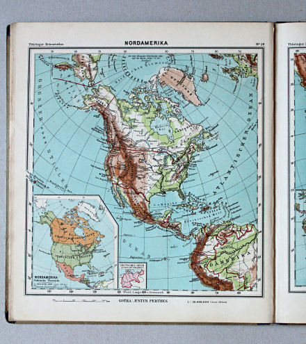 Haack, Thüringer Schulatlas, 1937
26. Nordamerika