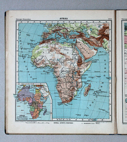 Haack, Thüringer Schulatlas, 1937
28. Afrika