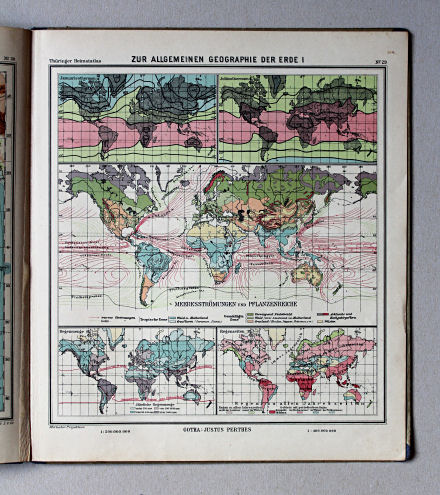 Haack, Thüringer Schulatlas, 1937
29. Zur allgemeinen Geographie der Erde I