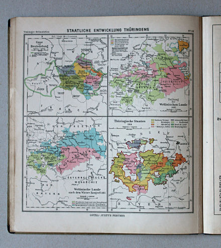 Haack, Thüringer Schulatlas, 1937
32. Staatliche Entwicklung Thüringens