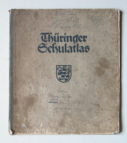 Haack, Thüringer Schulatlas, 1941
Voorkant band / Front cover