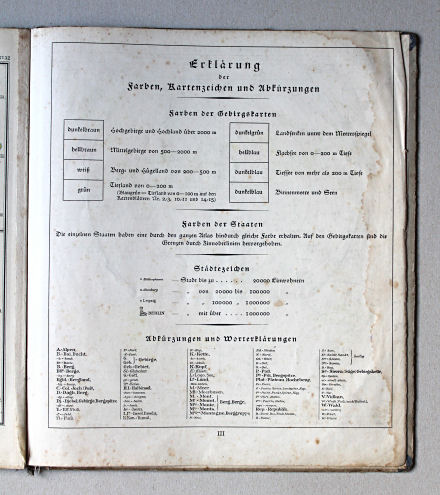 Haack, Thüringer Schulatlas, 1941
III. Erklärung