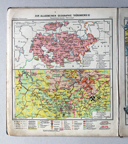 Haack, Thüringer Schulatlas, 1941
6. Zur allgemeinen Geographie Thüringens III