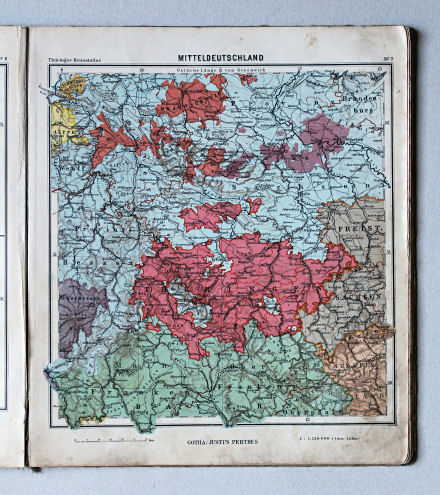Haack, Thüringer Schulatlas, 1941
7. Mitteldeutschland
