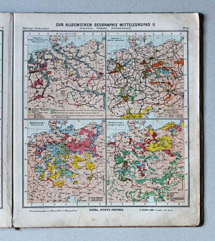 Haack, Thüringer Schulatlas, 1941
13. Zur allgemeinen Geographie Mitteleuropas II