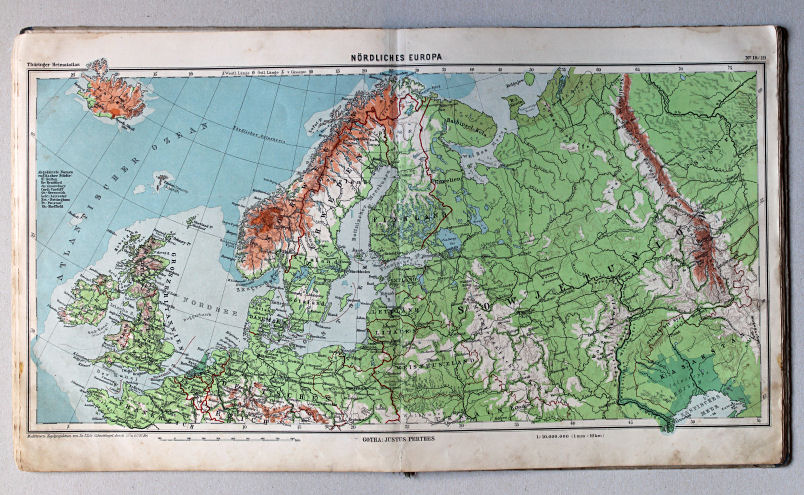 Haack, Thüringer Schulatlas, 1941
18/19. Nördliches Europa