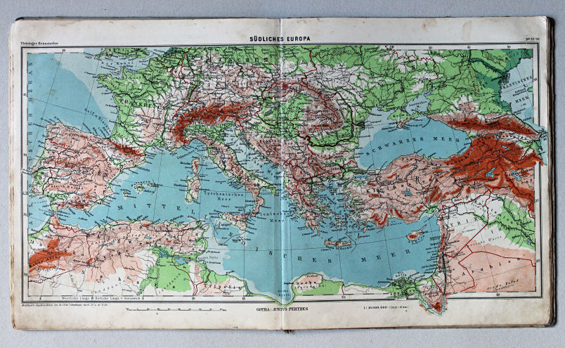Haack, Thüringer Schulatlas, 1941
22/23. Südliches Europa