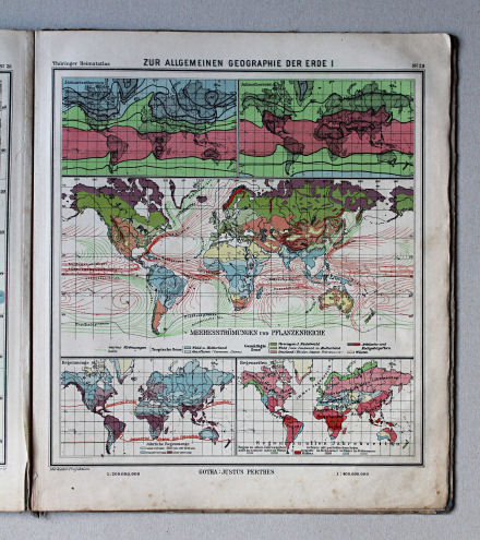Haack, Thüringer Schulatlas, 1941
29. Zur allgemeinen Geographie der Erde I