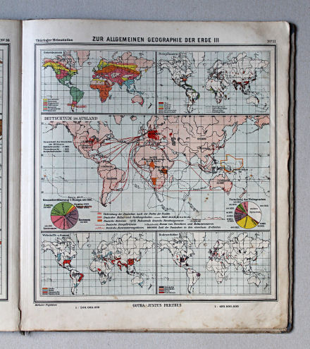 Haack, Thüringer Schulatlas, 1941
31. Zur allgemeinen Geographie der Erde III