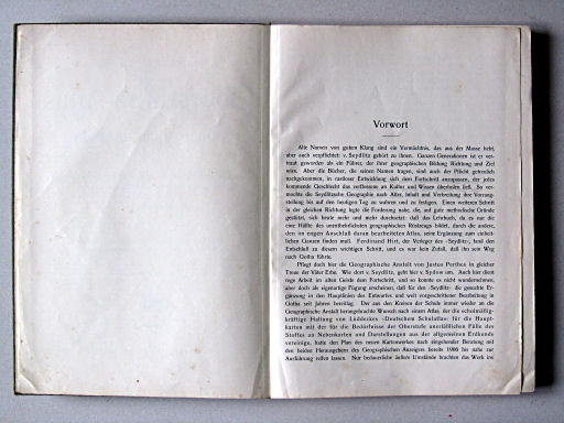 Haack-von Seydlitz, Oberstufen-Atlas, 1913
Voorwoord / Preface