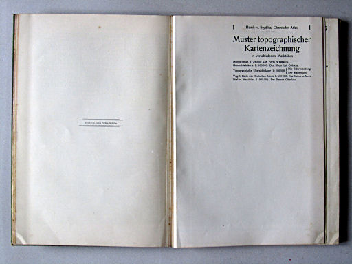 Haack-von Seydlitz, Oberstufen-Atlas, 1913
Buitenkant van kaart 1 / Outside of sheet 1