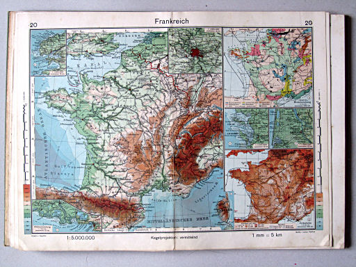 Haack-von Seydlitz, Oberstufen-Atlas, 1913
20. Frankreich
