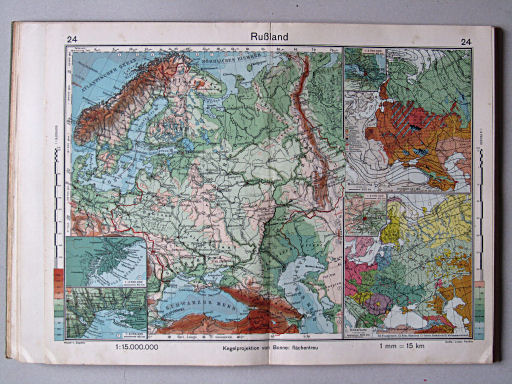 Haack-von Seydlitz, Oberstufen-Atlas, 1913
24. Rußland