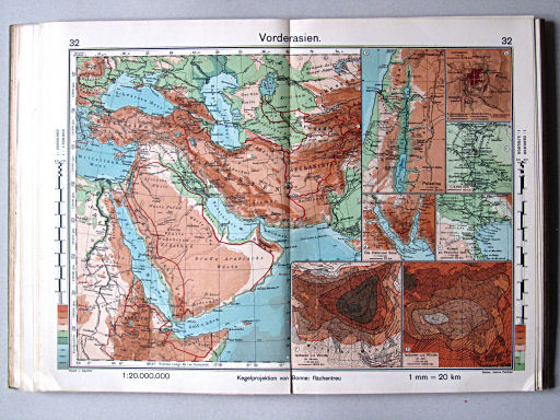 Haack-von Seydlitz, Oberstufen-Atlas, 1913
32. Vorderasien
