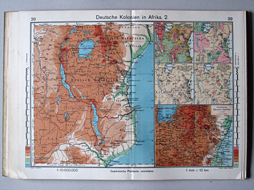 Haack-von Seydlitz, Oberstufen-Atlas, 1913
39. Deutsche Kolonien In Afrika, 2