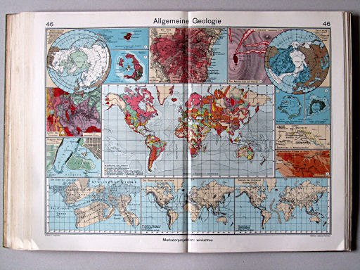 Haack-von Seydlitz, Oberstufen-Atlas, 1913
46. Allgemeine Geologie