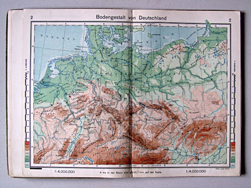 Haack-von Seydlitz, Unterstufen-Atlas, 1914
2. Bodengestalt von Deutschland
