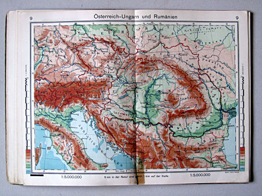 Haack-von Seydlitz, Unterstufen-Atlas, 1914
9. Österreich-Ungarn und Rumänien