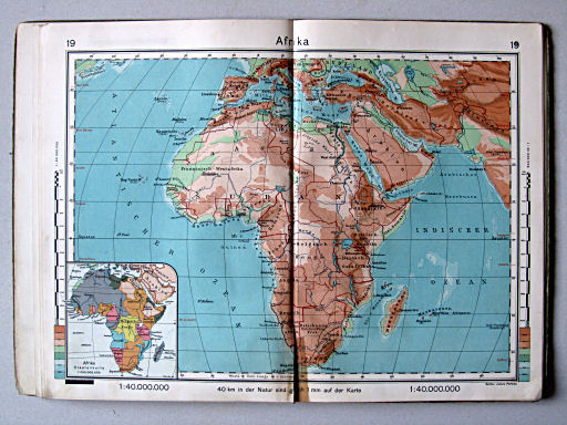 Haack-von Seydlitz, Unterstufen-Atlas, 1914
19. Afrika