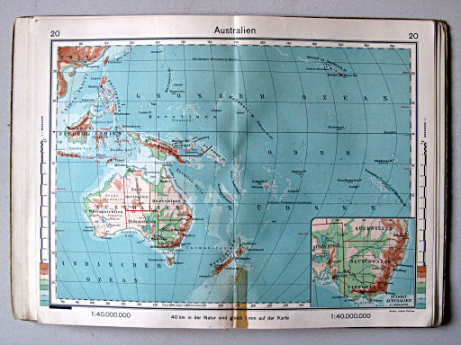 Haack-von Seydlitz, Unterstufen-Atlas, 1914
20. Australien