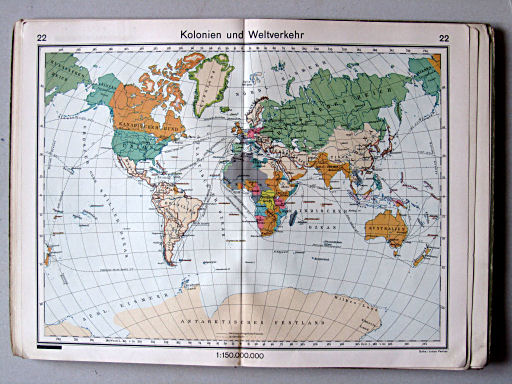 Haack-von Seydlitz, Unterstufen-Atlas, 1914
22. Kolonien und Weltverkehr