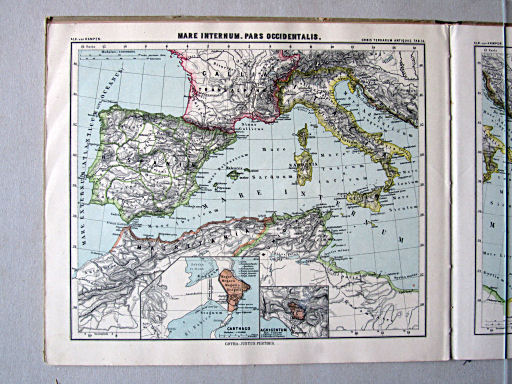 Orbis terrarum antiquus (1888)
14. Mare internum. Pars occidentalis
