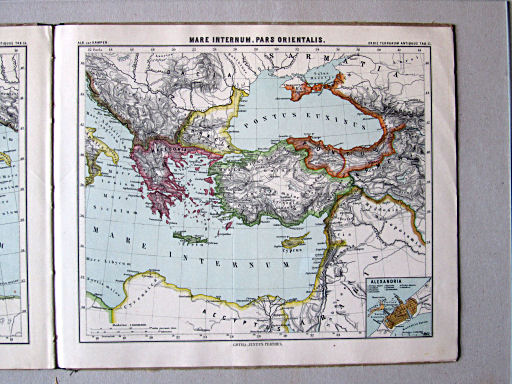 Orbis terrarum antiquus (1888)
15. Mare internum. Pars orientalis