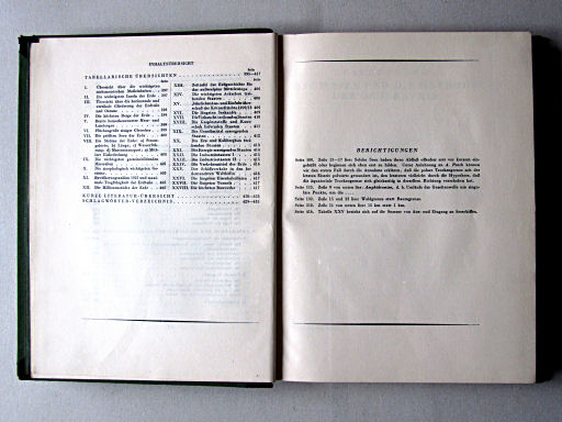 Allgemeine Geographie, Handbuch zum Stieler (1926)
Inhoudsopgave (3), errata / Table of contents (3), errata
