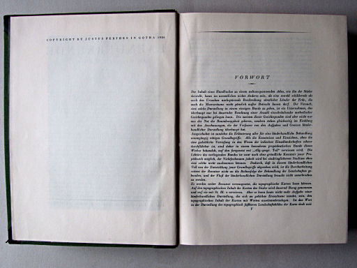Länderkunde, Handbuch zum Stieler (1926)
Copyright, voorwoord (1) / Copyright, preface (1)