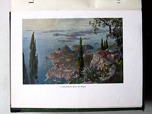 Länderkunde, Handbuch zum Stieler (1926)
1. Dalmatinische Küste bei Ragusa