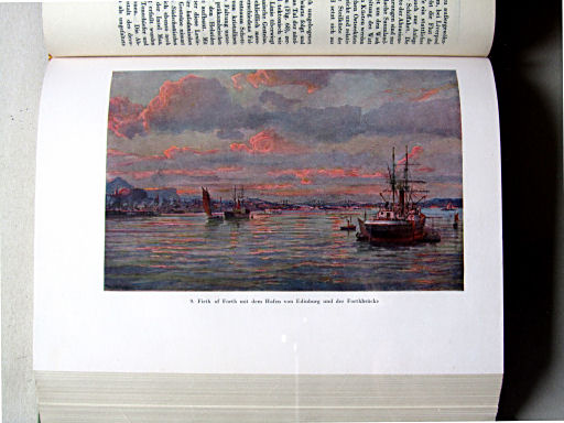 Länderkunde, Handbuch zum Stieler (1926)
9. Firth of Forth mit dem Hafen von Edinburgh und der Forthbrücke