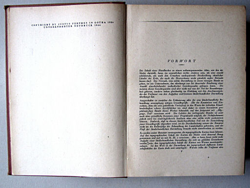 Länderkunde, Handbuch zum Stieler (1944)
Copyright, voorwoord (1) / Copyright, preface (1)